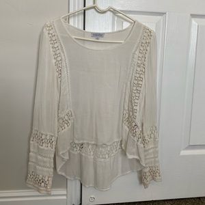 Cream long sleeve! Pretty details